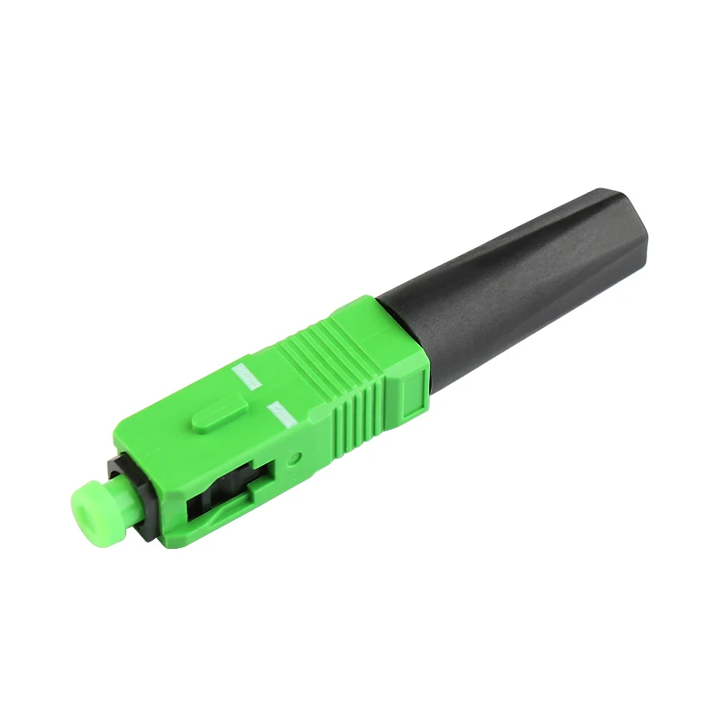 100 шт. Поставка Предварительно встроенный FTTH SCAPC один волоконно-оптический SCAPC быстрый разъем FTTH Волоконно-оптический Быстрый разъем
