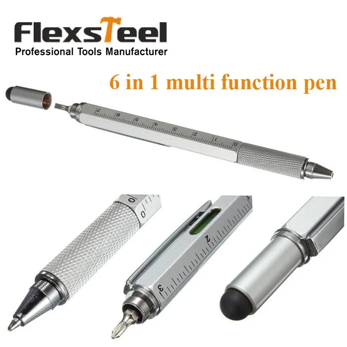 Новое поступление акция подарок карманная 6 в 1 мультифункциональная ручка для