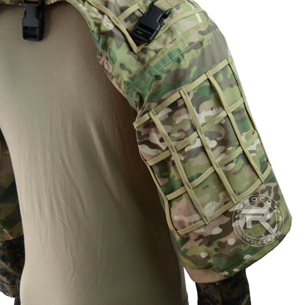 Охота Ghillie костюм основа из ткани Рипстоп камуфляж тактическая верхняя одежда для снайпера Viper капюшоны сp MultiCam/Лесной
