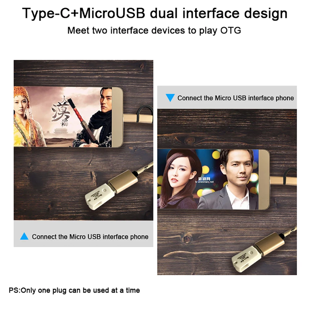 Robotsky 2 в 1 Type C Micro USB OTG кабель адаптер Android для Xiaomi Redmi Samsung коннектор адаптер|Кабели