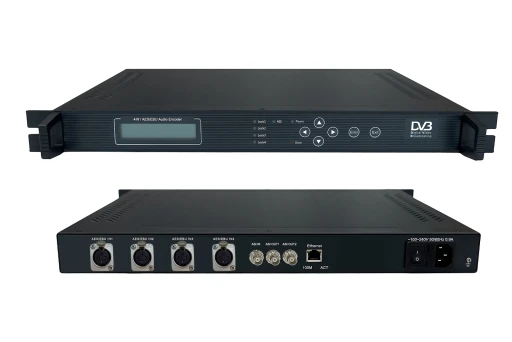 4в1 MPEG-1 AES/EBU аудио кодер 4AES/EBU in ASI + IP out sc-1123 | Электроника