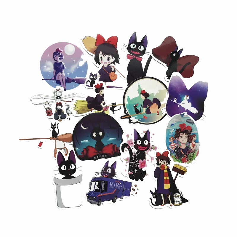 

15Pcs 2022 siren No Face Man Spirited Away Stickers Decal For for Snowboard Laptop Luggage Car Fridge Car- Styling Sticker