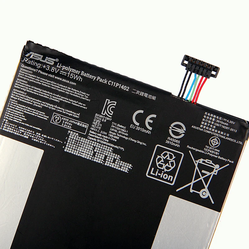 Оригинальный аккумулятор ASUS C11P1402 для Fone Pad 7 ME375C FE375 FE375CXG K019 3 8 в 15 Втч 3910