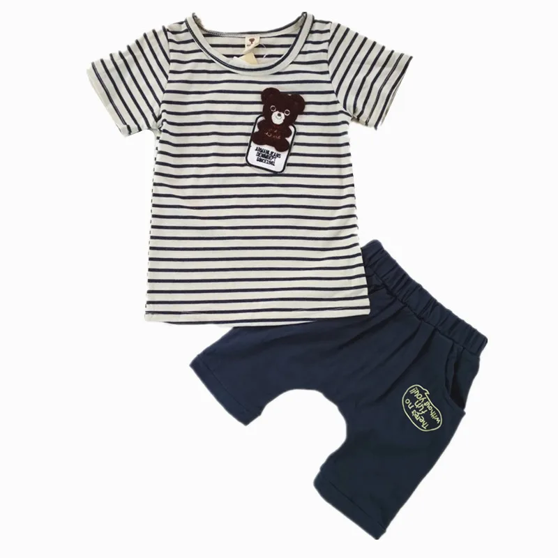 BBWOWLIN Baby Boy Sets Cartoon Cotton T Shirt with Shorts for 2 Years Clothes 132 |