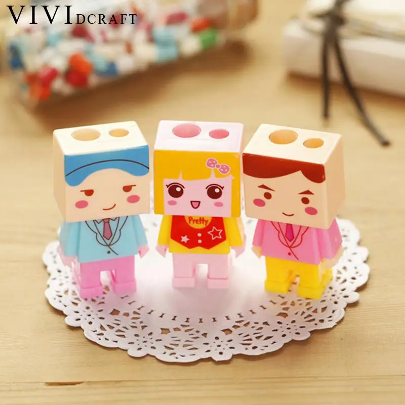 Vividcraft Kawaii Канцелярские товары точилка для карандашей для детей Papelaria Diy мозаика точилка для ножей мини нож Автоматический карандаш