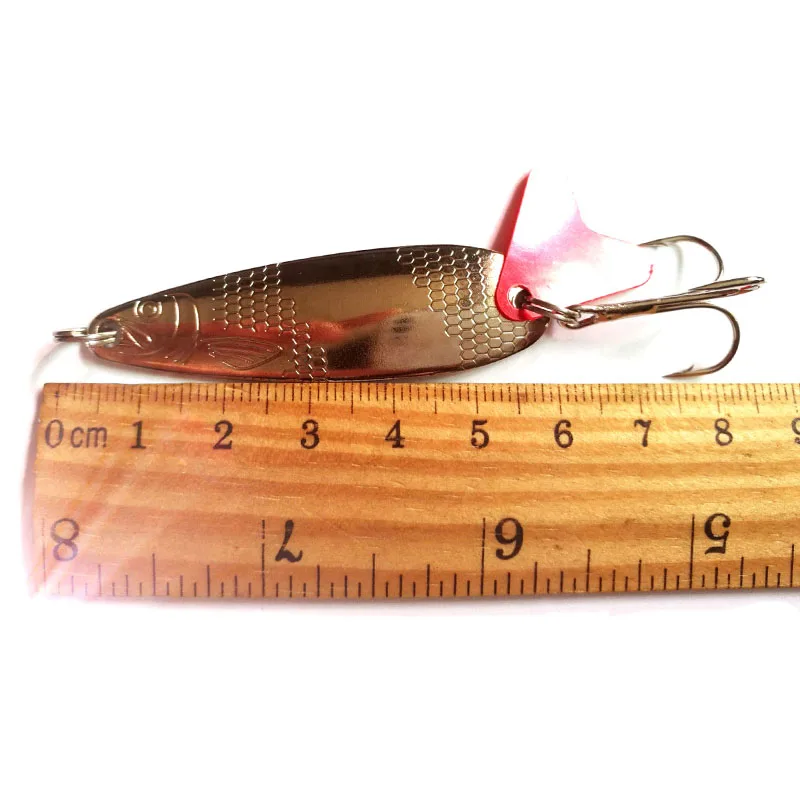 YeMuLang Metal Jig Hard Fishing Lure 7G Silver Wobblers Artificial Baits For River Spoon 1 P | Спорт и развлечения