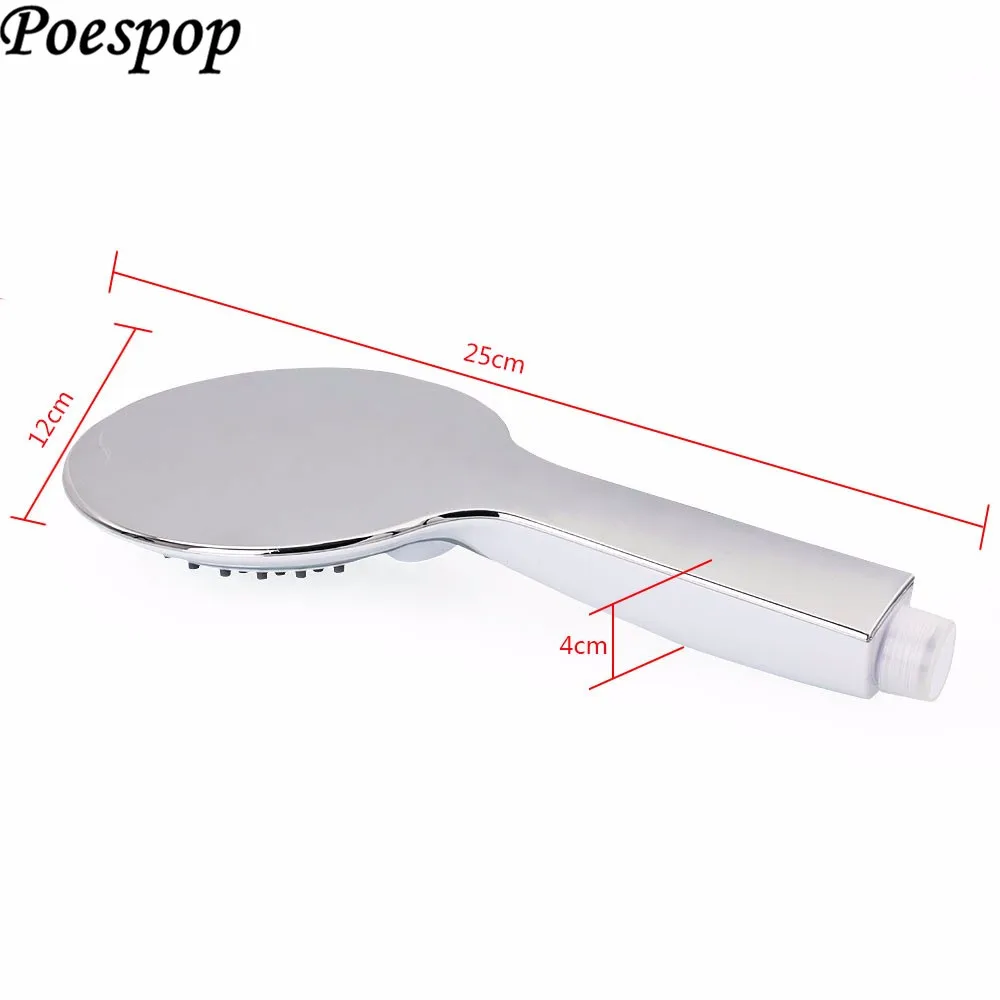 POSEPOP Led Handheld Shower Head.3 Colors head With Temperature Digital Display.Water Powered LCD Spray | Обустройство дома
