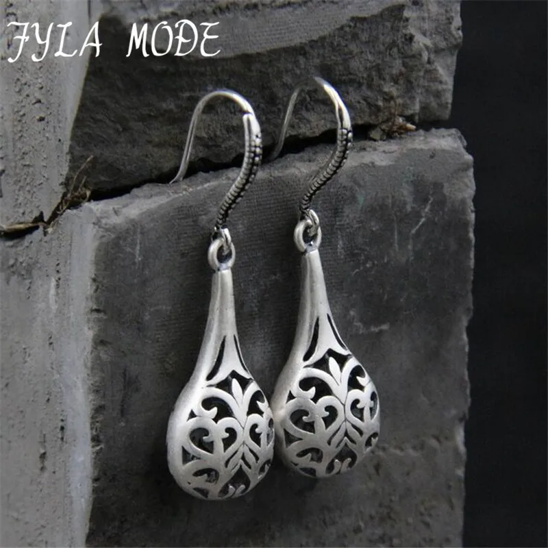 Атанасиос режим оптовая продажа S990 Серги из чистого серебра тайское модное