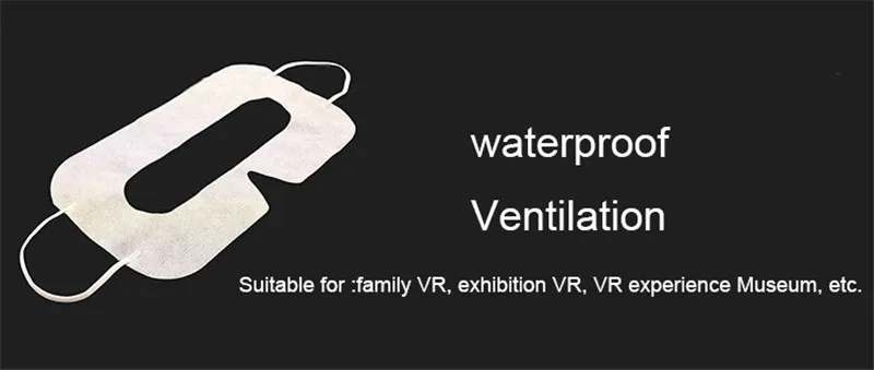 CLAITE для samsung TC PS VR 100 шт. VR одноразовый коврик для глаз ткань маска Spunlaced Ткань водостойкая вентиляция Универсальный
