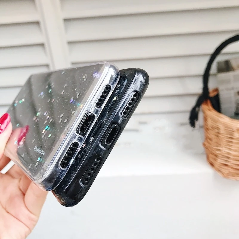 Прозрачный чехол P20pro со звездами для Huawei p20 lite p30pro honor 8x мягкие силиконовые чехлы