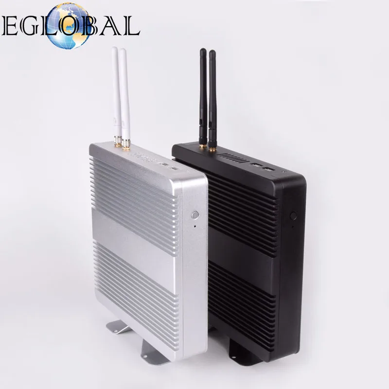 Процессор Eglobal Fanless неттоп персонального компьютера Kaby Lake Windows 10 Мини ПК Intel Core i5