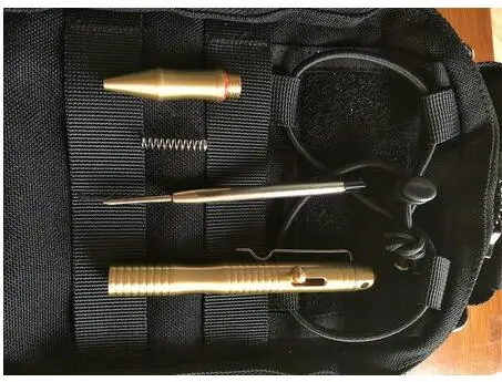 EDCGear латунь или titaniumSurvival тактический инструмент ручка для самообороны