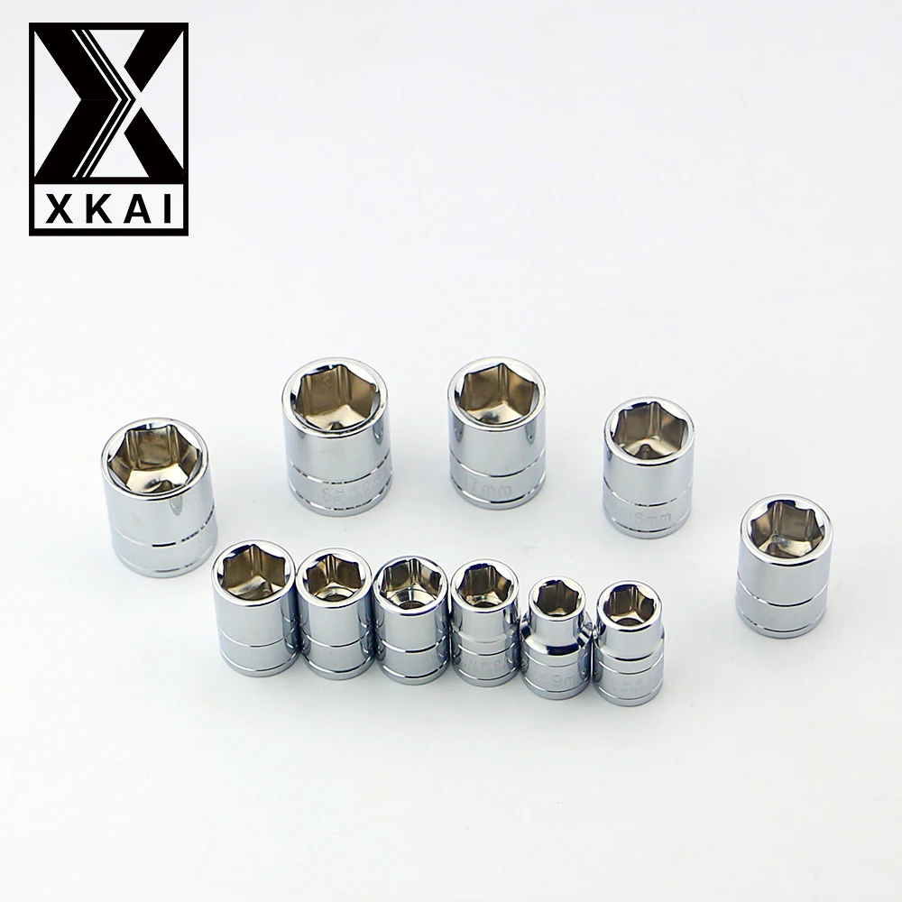XKAI 3/8 &quot9 19 мм торцевой ключ головка метрический Набор торцевых головок комплект