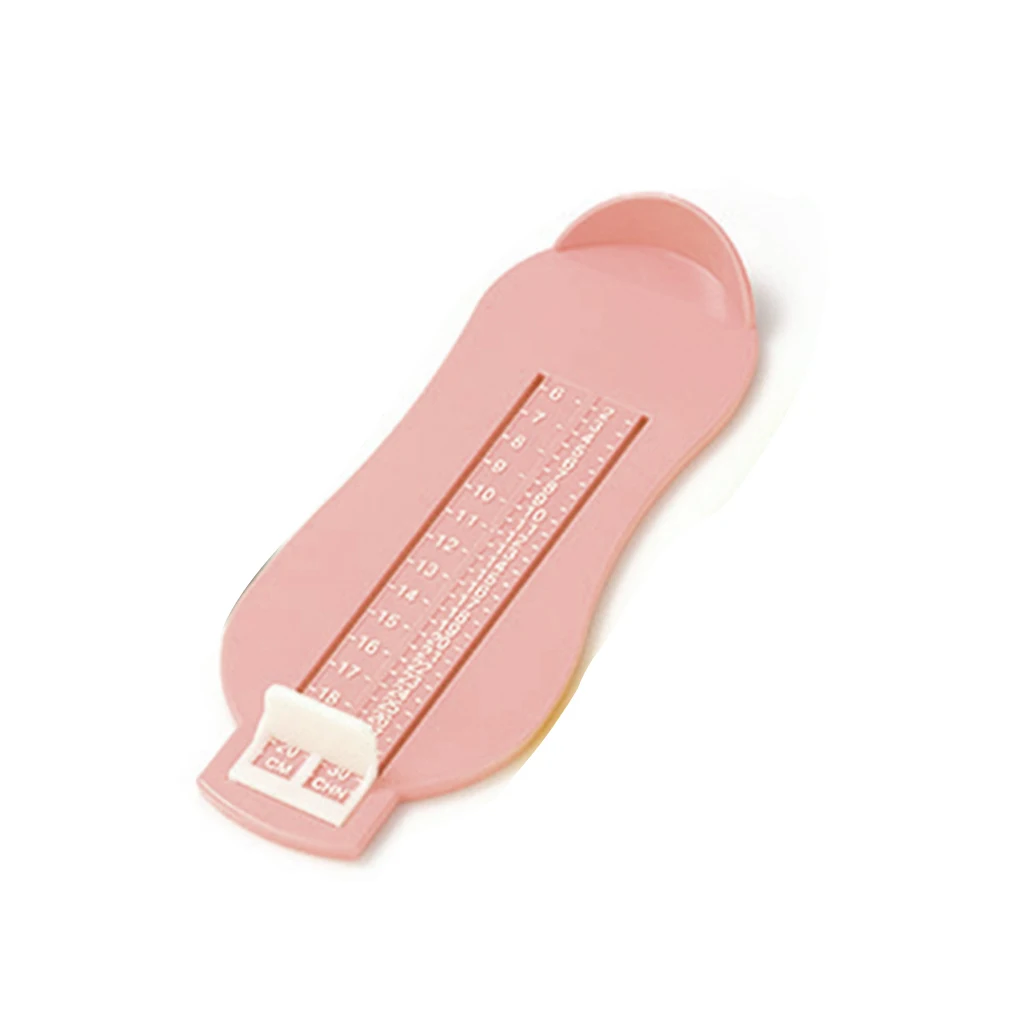 pink 1 Новинка, измерительная линейка для ног, инструмент для маленьких детей, обувь для малышей, фитинги, измерительные инструменты для ног - Цвет: pink 1