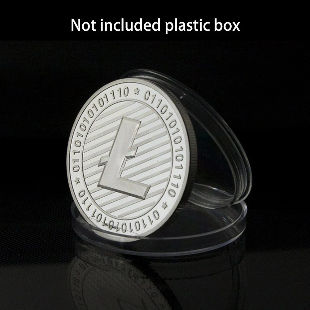 Посеребренные ltc Litecoin Реплика Книги по искусству коллекция подарок-валюты