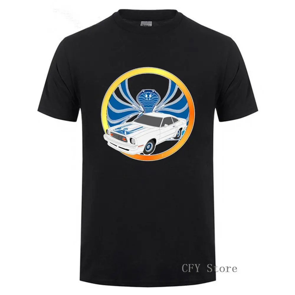 Футболка мужская в ретро стиле рубашка с коротким рукавом круглым вырезом и