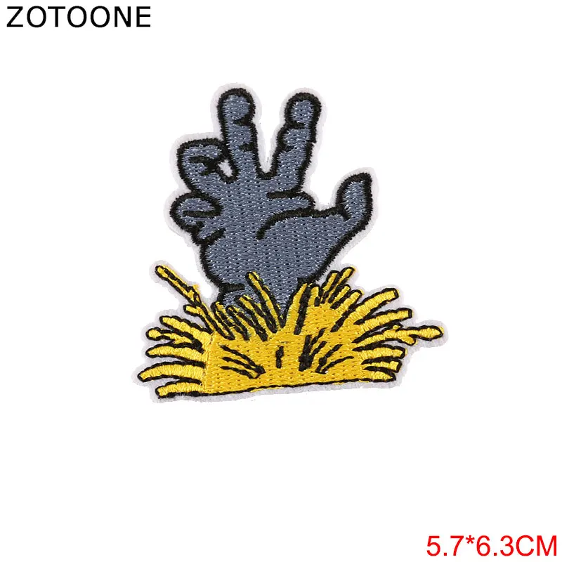 ZOTOONE череп Хэллоуин Тыква железа на патчи для одежды наклейки &quotсделай сам&quot