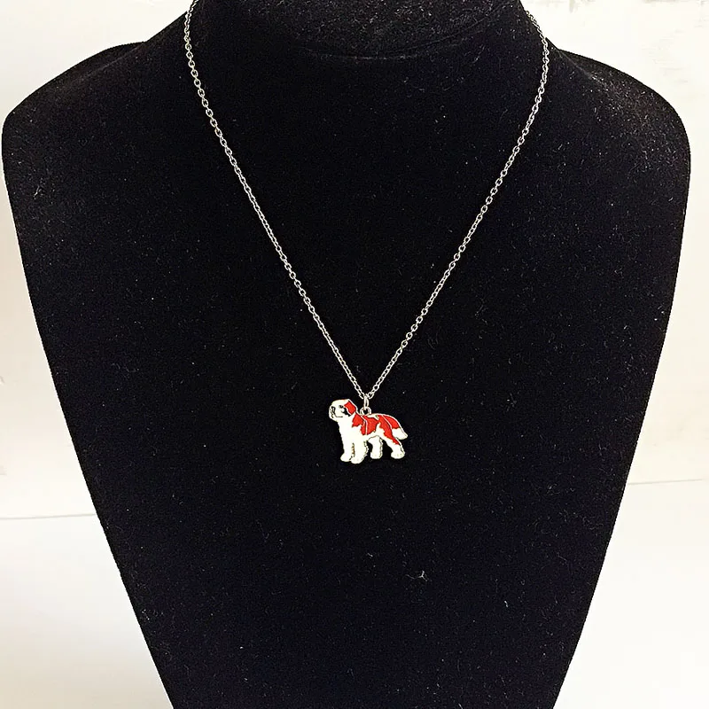 ST. Ожерелье Бернар подарок для собаки щенка собачки Домашние питомцы ожерелья и