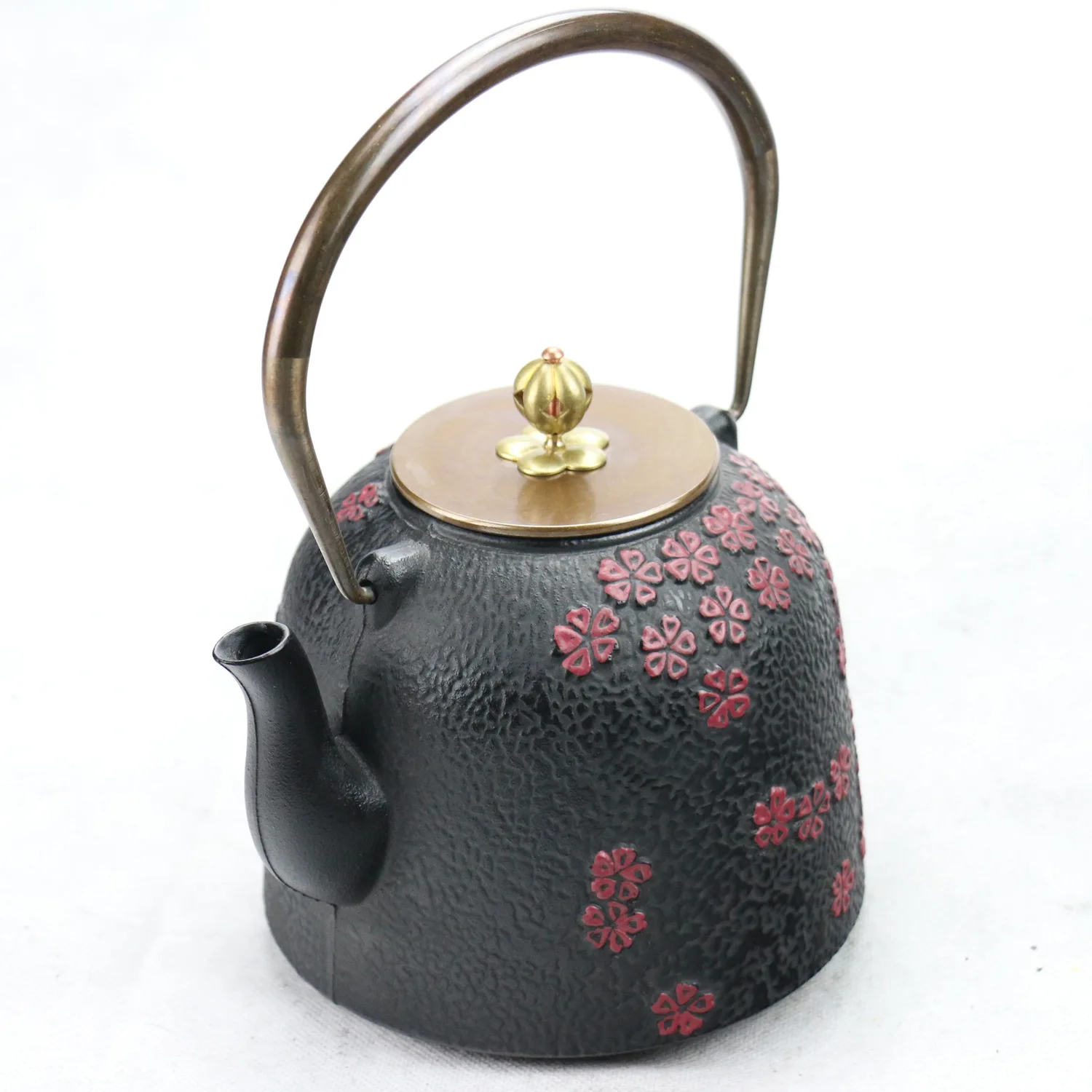 

1.4L Southern Japan Sakura Cast Iron Tea Pot Kettle Handpainted Creative Drinkware