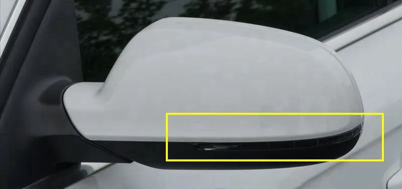 Динамический мигалка туалетное зеркало со светодиодной подсветкой для Audi A6 C6 4F A4