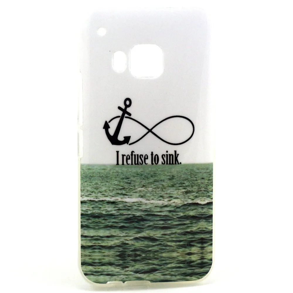 Для HTC One M9 высокое качество тонкий мультфильм сова кошка медведь слон цветок тпу