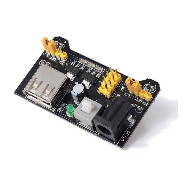 Топ 5 шт. 3 В макет Питание модуль адаптер для пайки MB102 Arduino Макет|Адаптеры AC/DC| |