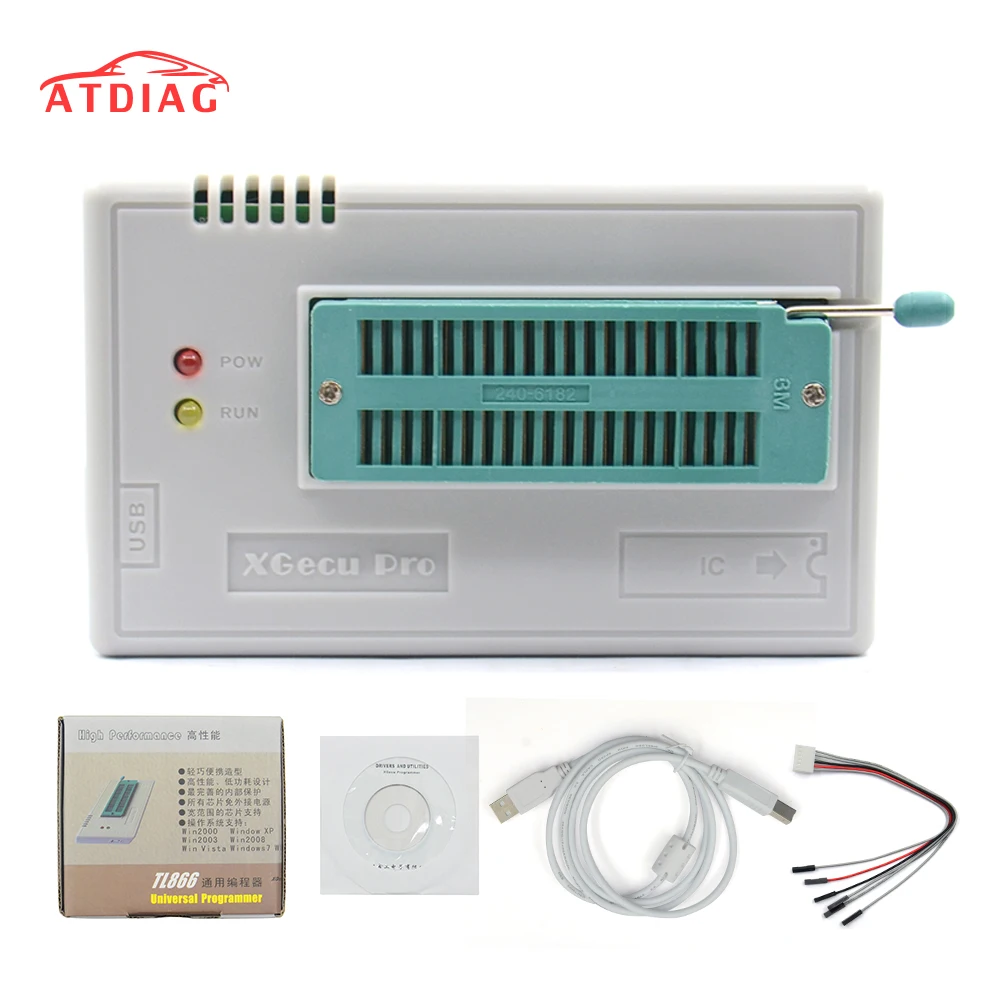 TL866II Plus EEPROM PIC AVR TL866 USB Universal BIOS Programmer 24 93 25 mcu Bios EPROM |