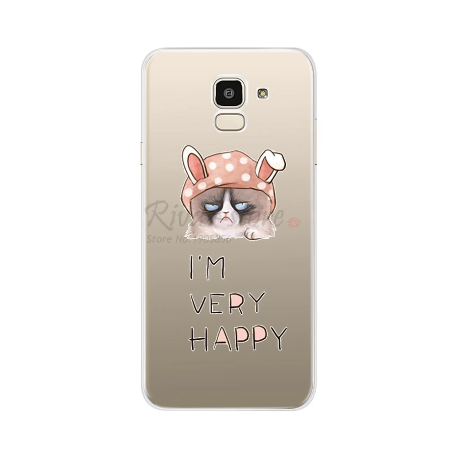 Чехол для телефона samsung Galaxy j6 Мягкий силиконовый чехол для защиты Fundas samsung j6 Plus j600f j610f Capas чехол