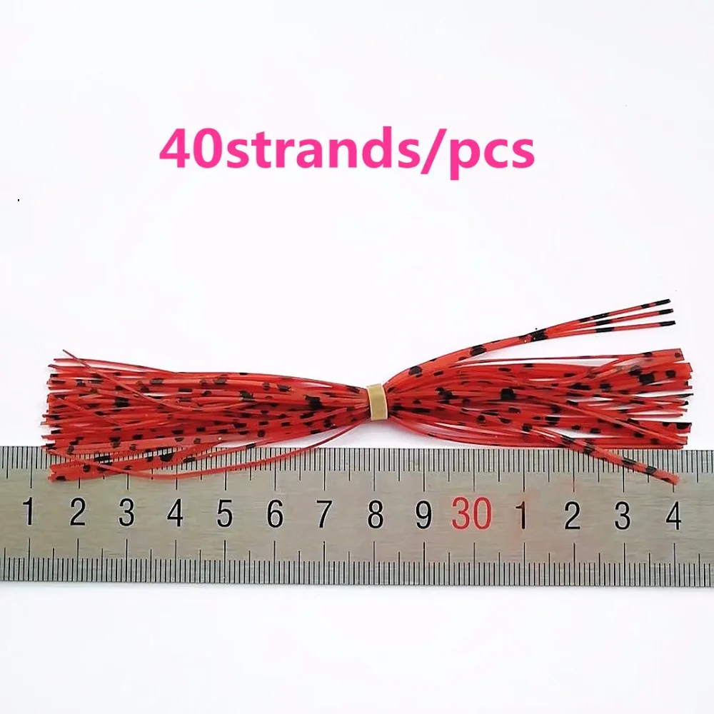 

50 Bundles 13cm Length Fly Tying Rubber Threads Skirts Silicone Straps for Flies Lure Beard wire Making---65