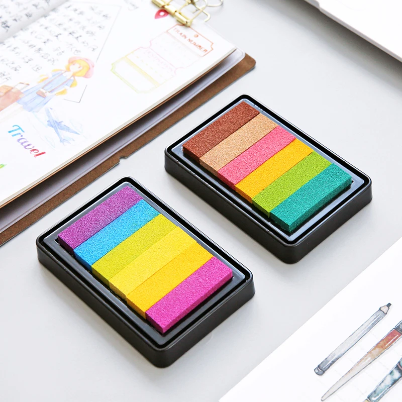 Jamie Примечания красочные Diy Скрапбукинг чернильный коврик для фотографий