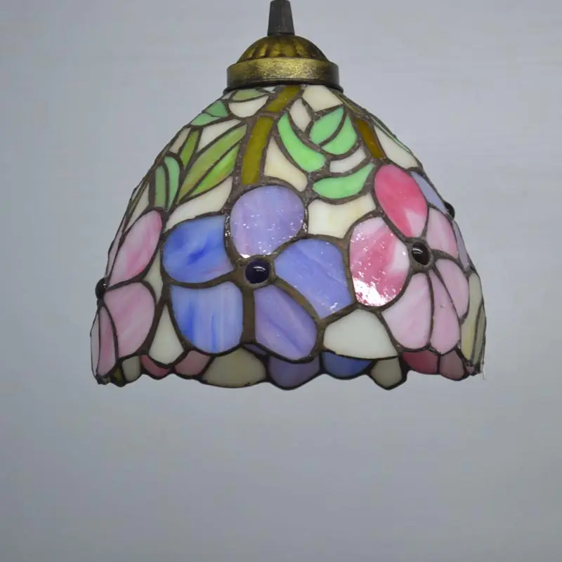Подвесной светильник Tiffany абажур из витражного стекла лампа E27 110-240 В | Лампы и