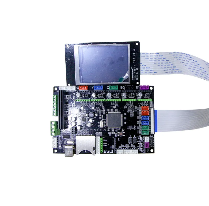 STM32 MKS Робин интегрированная материнская плата контроллер с TFT дисплеем закрытый