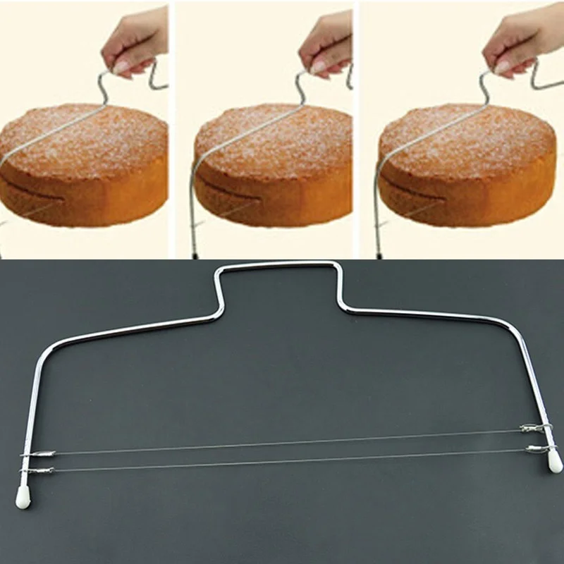 New Stainless Steel Bread Cake Decorating Knife Cutter Kitchen Baking Tools Accessories Single String Cocina Gadget | Дом и сад