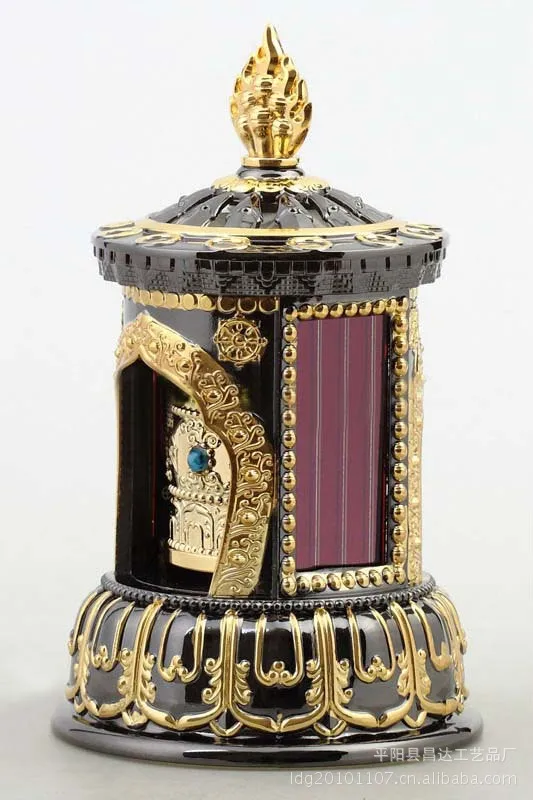 

Car accessories / Ornaments Ruyi turning round solar tube / prayer wheel car high-grade perfume