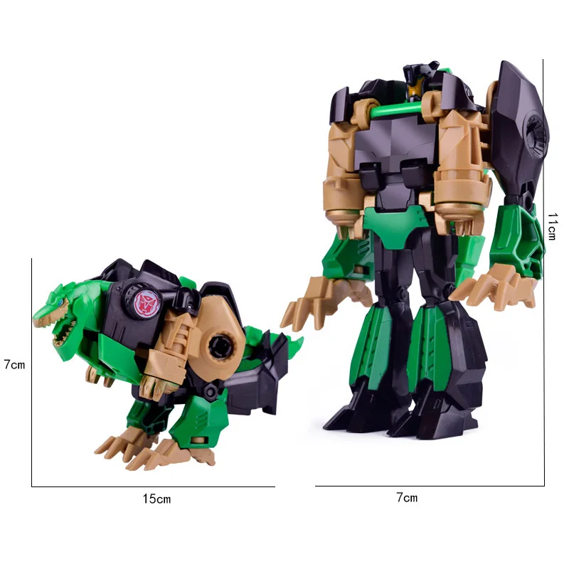 Anime children's toys New Toy Transform Robot Cars Deformation Action Figures Gift Toys for Boy Diecast Dinotrux Tobot | Игрушки и