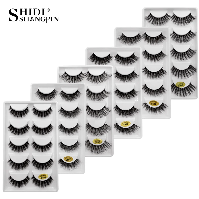 Новинка 50 пар оптовая продажа заводская цена норковые Накладные ресницы ручной