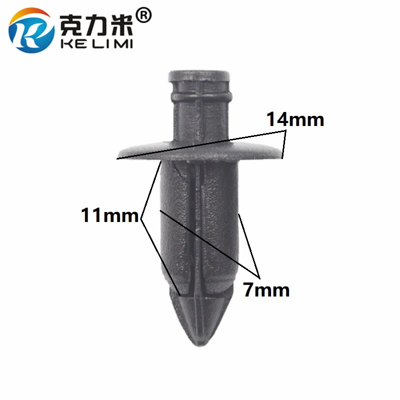 

KE LI MI POM Small Expansion Arrows Buckle Fits 7mm Hole Auto Interior Door Fastener Rivet For Suzuki Mitsubishi Toyota