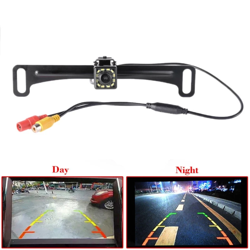 Car Rear View Camera Reverse Backup License Plate 12 IR LED Night Vision | Автомобили и мотоциклы