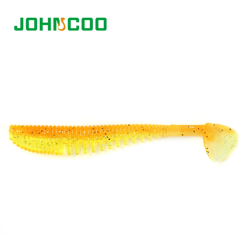 JOHNCOO 5 шт. Мягкие силиконовые приманки для рыбалки 100 мм г искусственные
