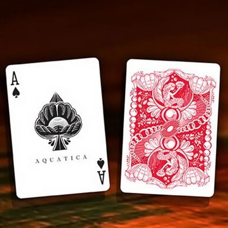 Игральные карты Aquatica 1 шт. размер USPCC дизайн от MagicWorld ограниченная серия новые