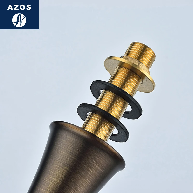 Azos Split FaucetSoft раковина латунный ОРБ переключатель холодной и горячей воды