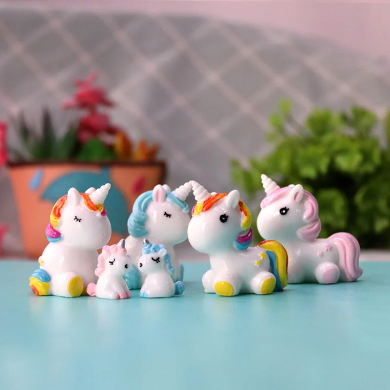 BAIUFOR миниатюры красочный лошадь Сказочный Сад миниатюра суккуленты мини фигурки