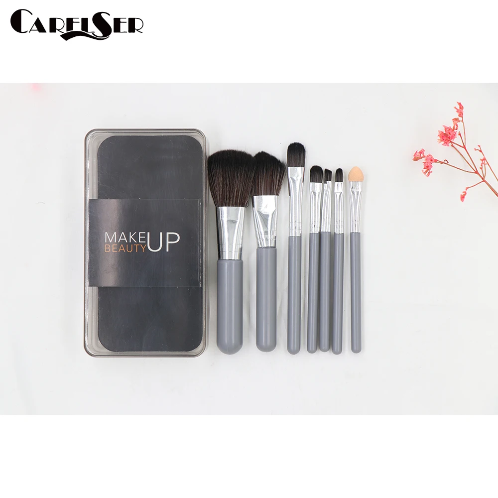 CARELSER 7 шт. 2019new набор кистей для макияжа Pro Пудра Румяна Основа Тени век подводка