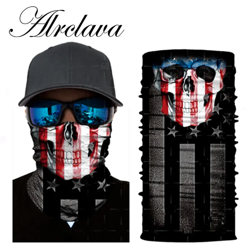 Скелет серии клоун Бандана Балаклава Открытый Охота дыхание мотоцикла Велоспорт