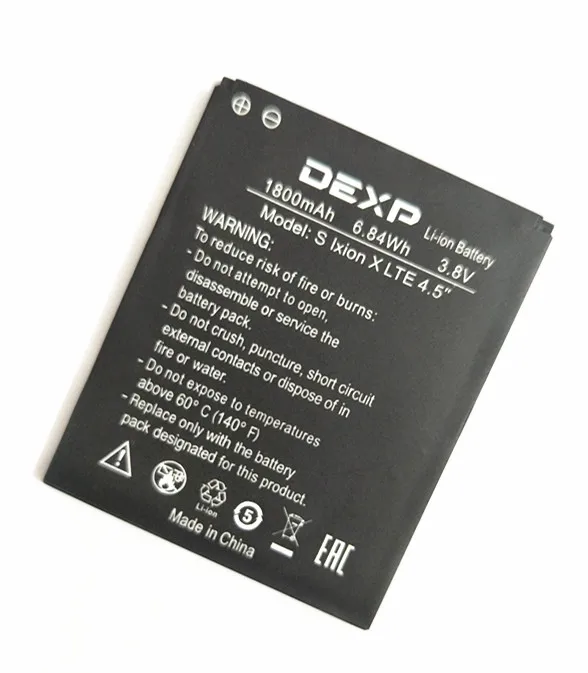 B TAIHENG Новый S Ixion X LTE 4 5 &quotБатарея для DEXP 5&quot Батарея INNOS BP 4C I телефон 3 8 V 6.84Wh