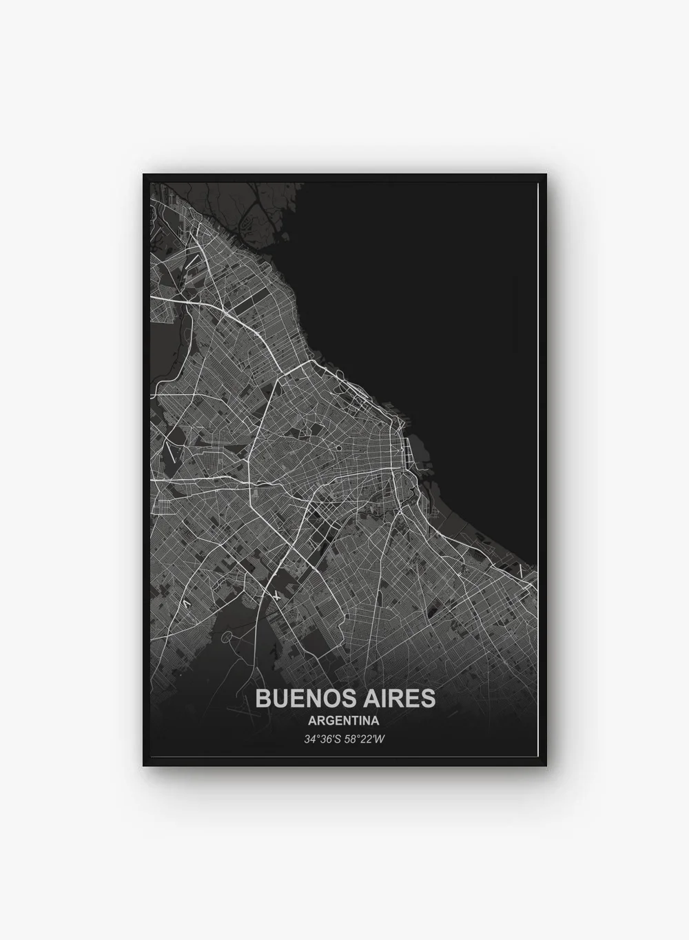 Буэнос-Айрес Калгари Каракас Кардифф Чикаго плакат на холсте художественные