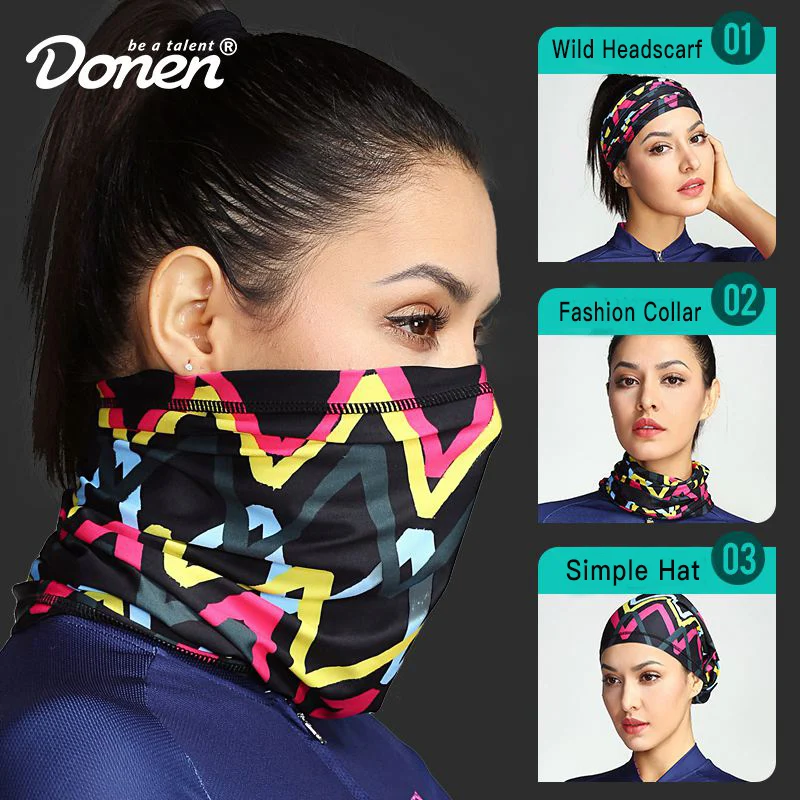 Велосипедные повязки Donen крутые цветные головные уборы волшебный шарф для