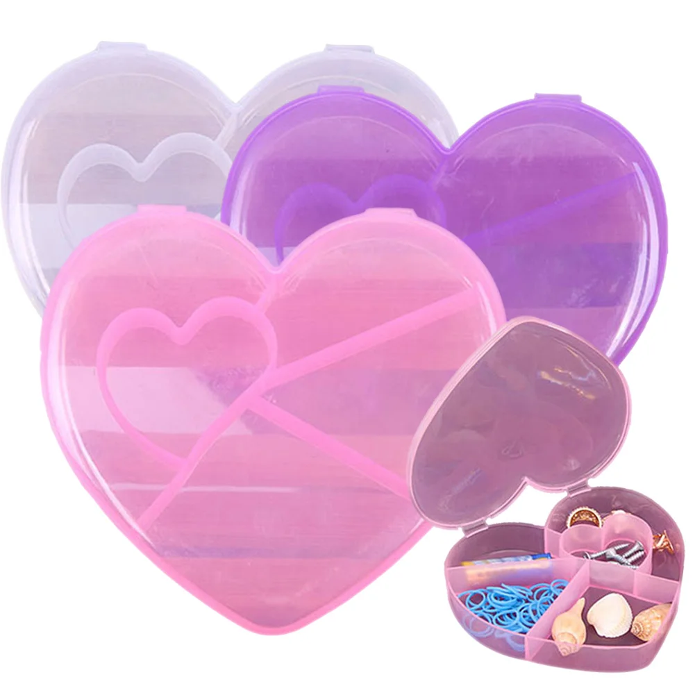 5 ячеек отсек для сердца пластиковый ящик хранения корпус электронные ювелирные