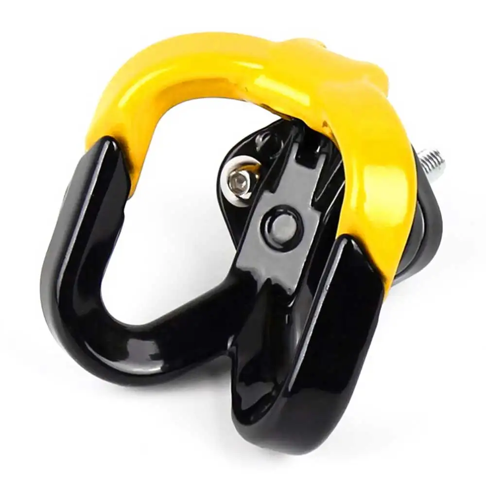 Yellow 6 цветов Многофункциональный мотоциклетный крюк багажная сумка вешалка шлем коготь двойная бутылка переносные держатели для ATV Moto аксессуары - Цвет: Yellow