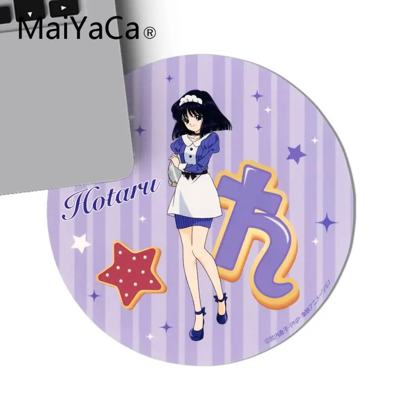 Maiyaca sailor moon Аниме airl DIY дизайн игровой с узором круглый коврик для мыши игровая мышь подкладка для коврика для ПК ноутбук для геймеров Настольный коврик
